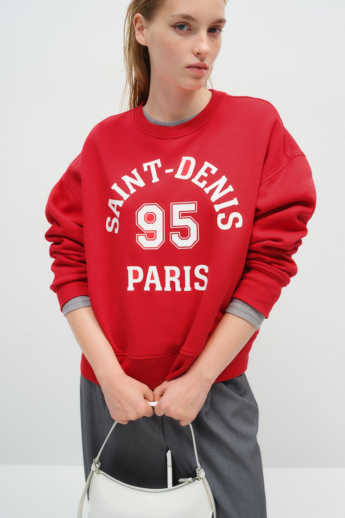 Sweatshirt oversize com motivo