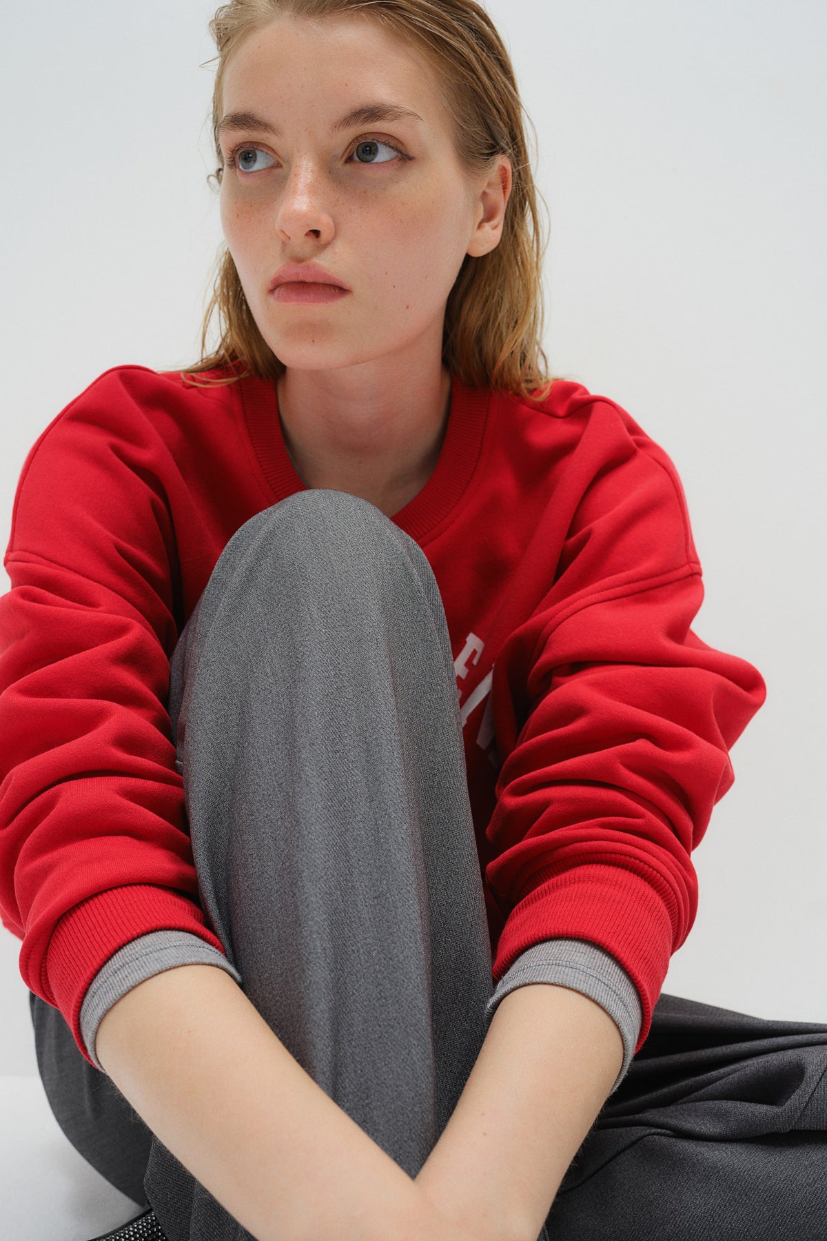 Sweatshirt oversize com motivo