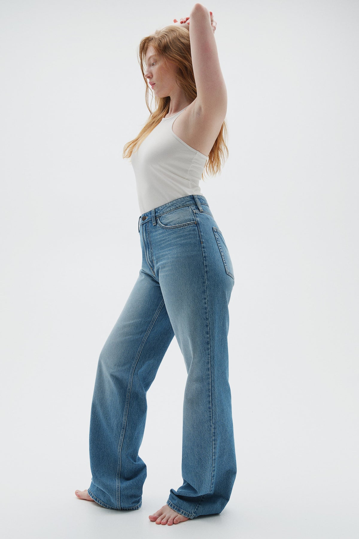 Curvy Fit Wide Ultra High Jeans