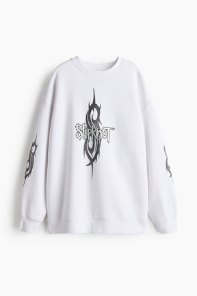 Sweatshirt oversize com estampado